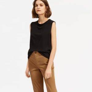 Everlane black muscle tank